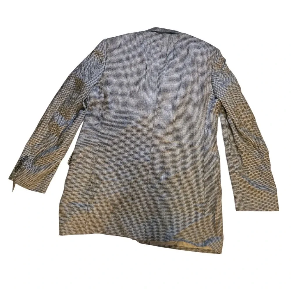 Vintage Nordstrom Harris Tweed Blazer Mens Size 42L‎ Wool Silk Sport Coat